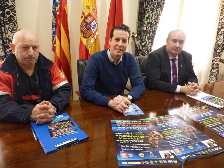 Amancio Guerrero, Rubén Alfaro y Antonio Martín 