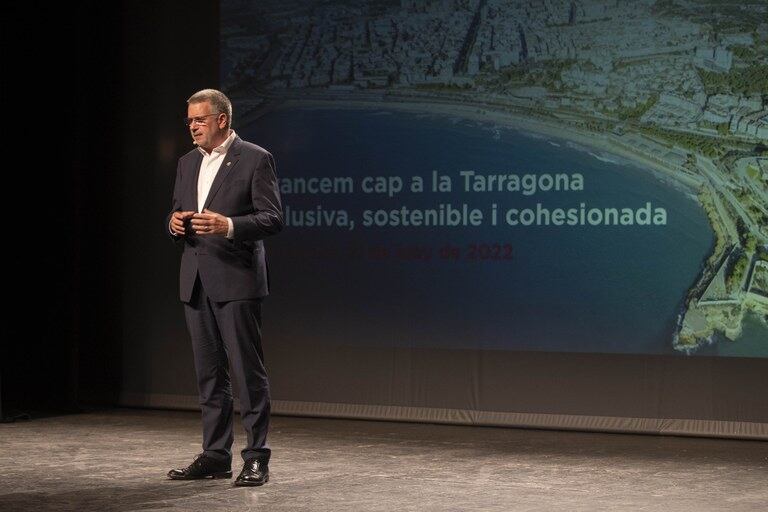 Pau Ricomà a la conferència de ciutat 2022 - Ajuntament de Tarragona