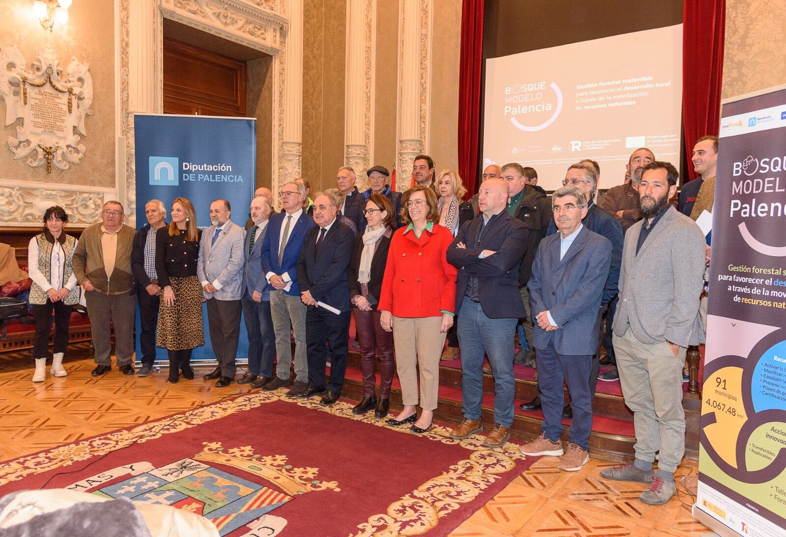 La Diputación avanza en el proyecto Bosque Modelo para favorecer el desarrollo local