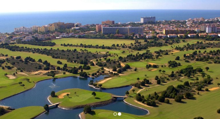 El campo de golf de Matalascañas en una imagen de la web de la empresa que lo gestiona. 