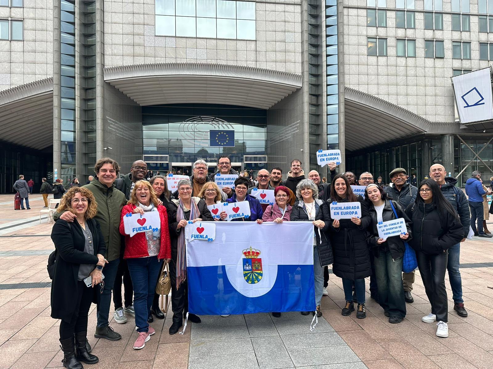 La delegación de Fuenlabrada en el Parlamento Europeo