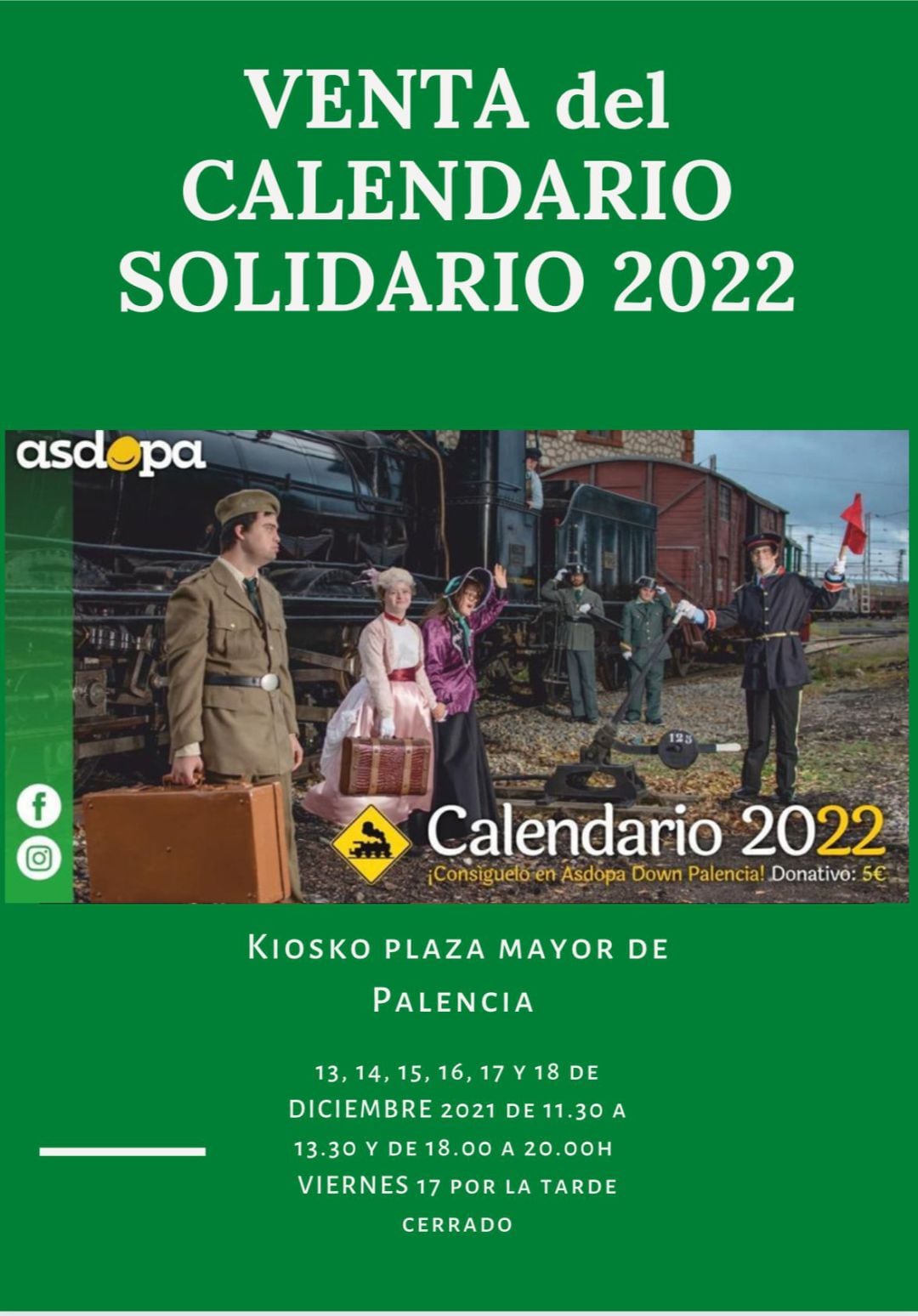 La Asociación Síndrome de Down de Palencia ya tiene a la venta su Calendario Solidario 2022