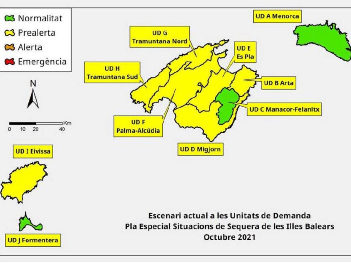 Ibiza registra las reservas hídricas más bajas de Baleares y Formentera las más altas