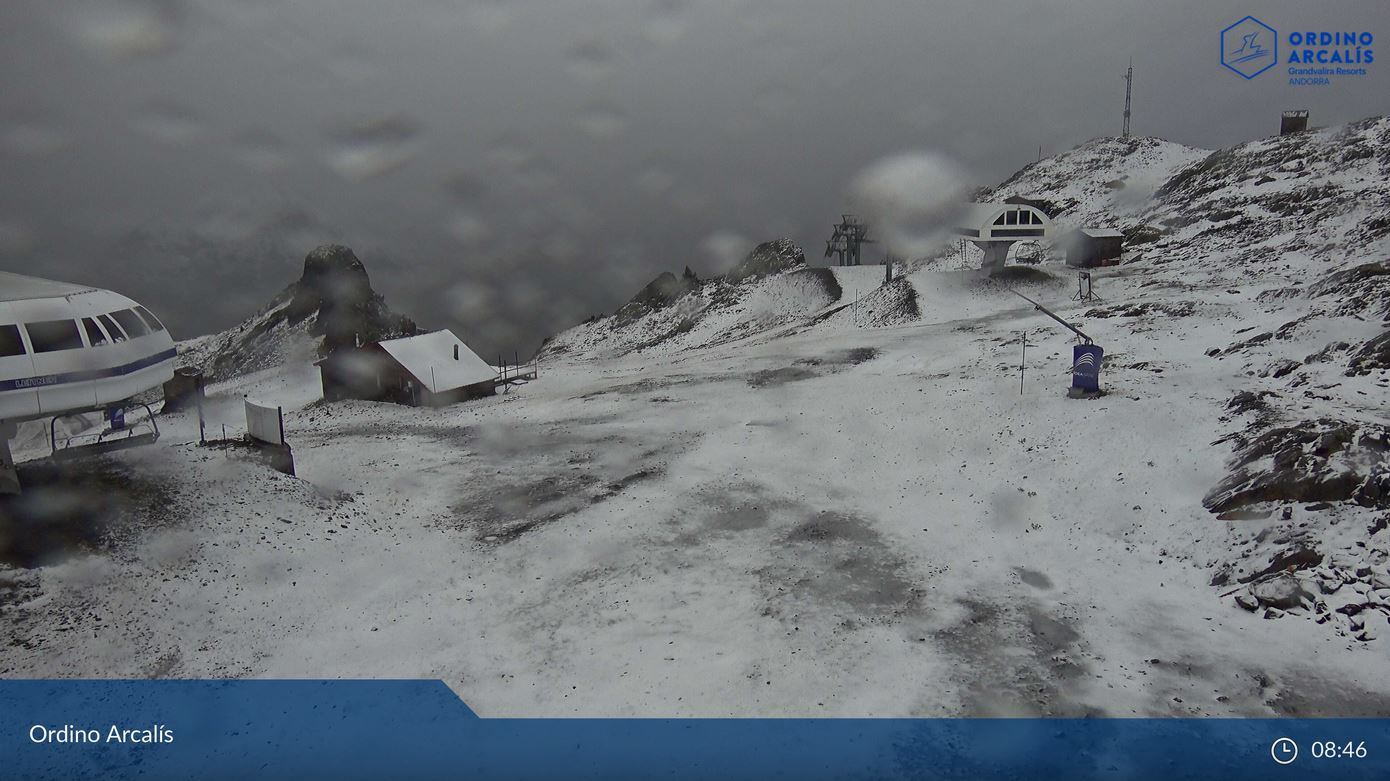 Una imatge de l'estació d'Ordino Arcalís.