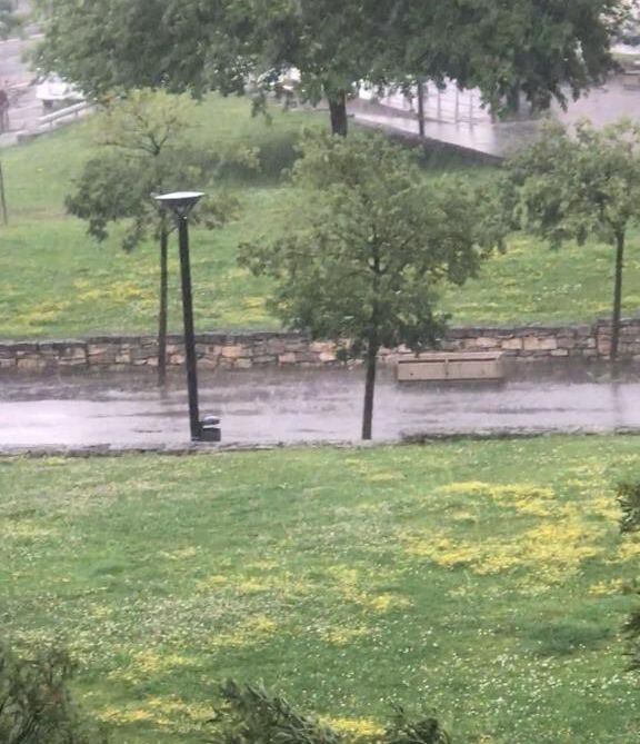 Lluvia en Huesca este domingo