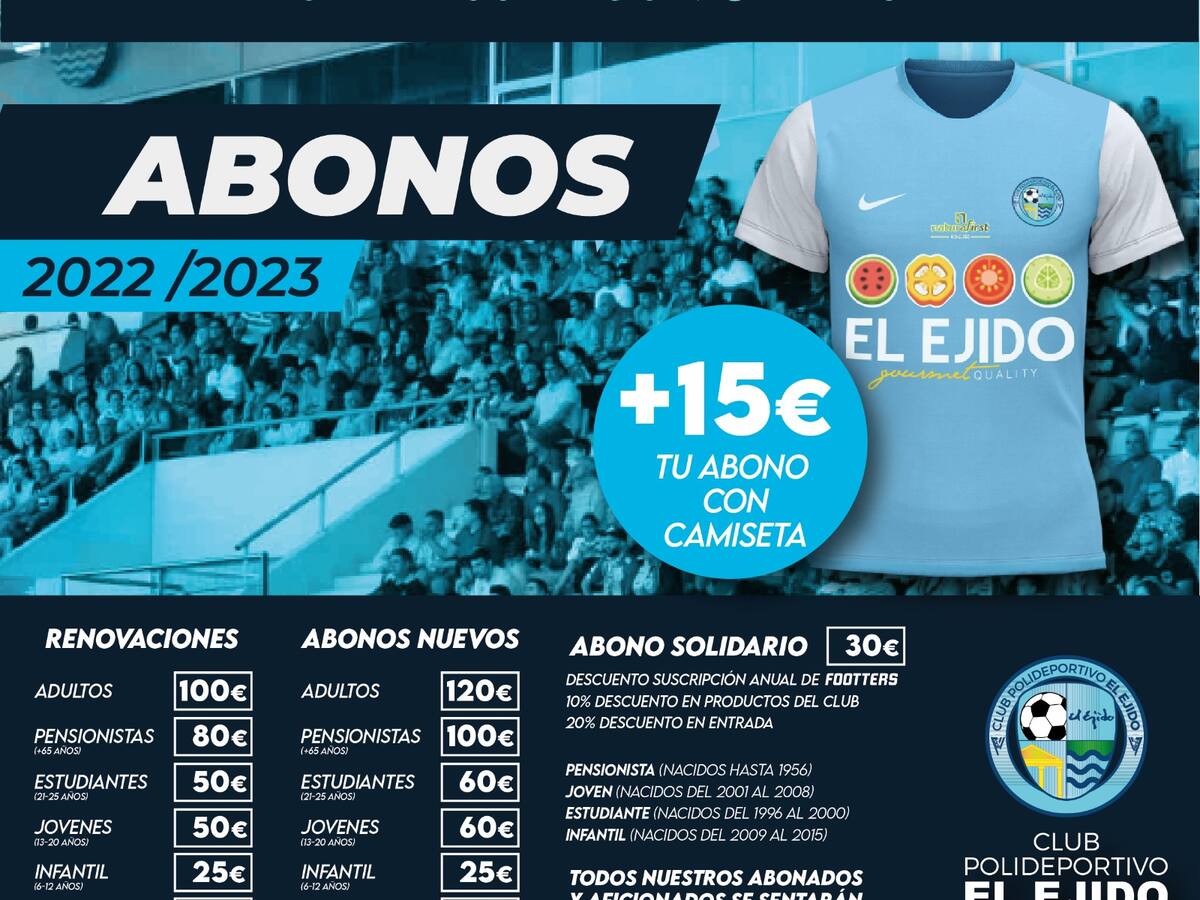 El Polideportivo El Ejido sigue vendiendo abonos