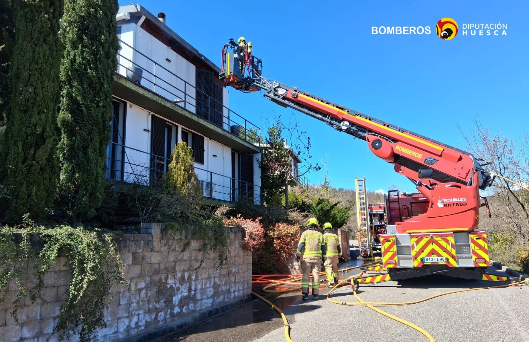 Incendio Chimenea en la Puebla de Castro