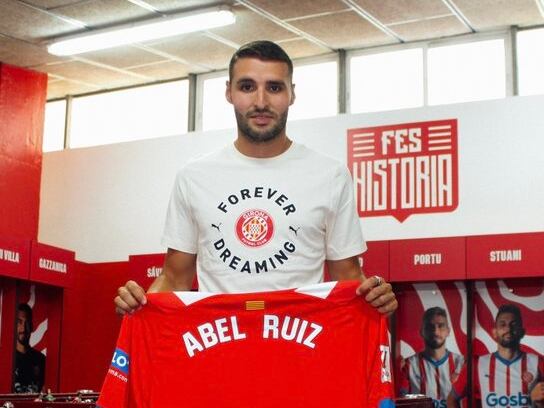 Abel Ruiz, nou jugador del Girona FC.