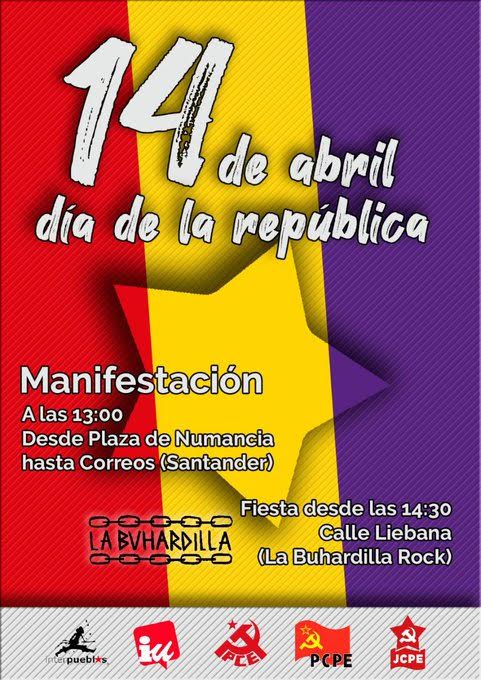 Cartel de la manifestación