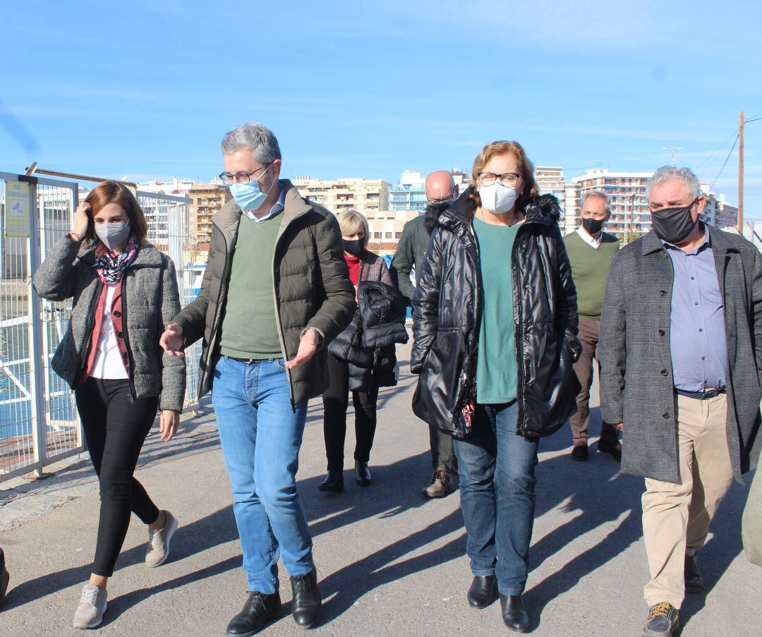 Visita del conseller Arcadi España a Borriana