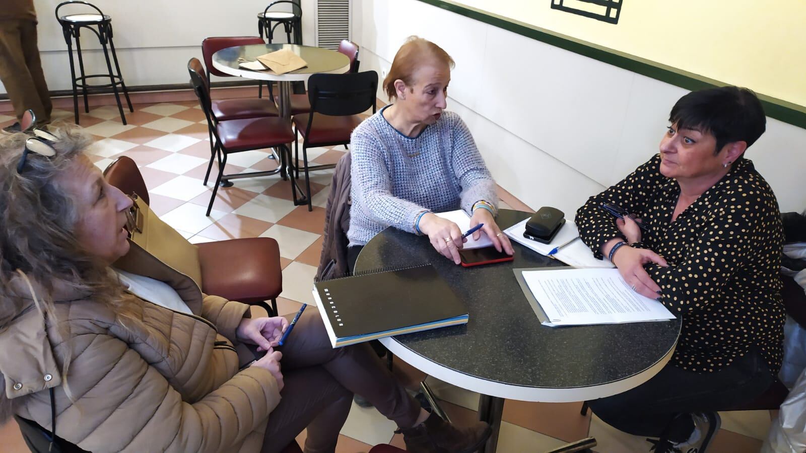 Susana Oliván, Violeta Gracias y Sonia Alastruey