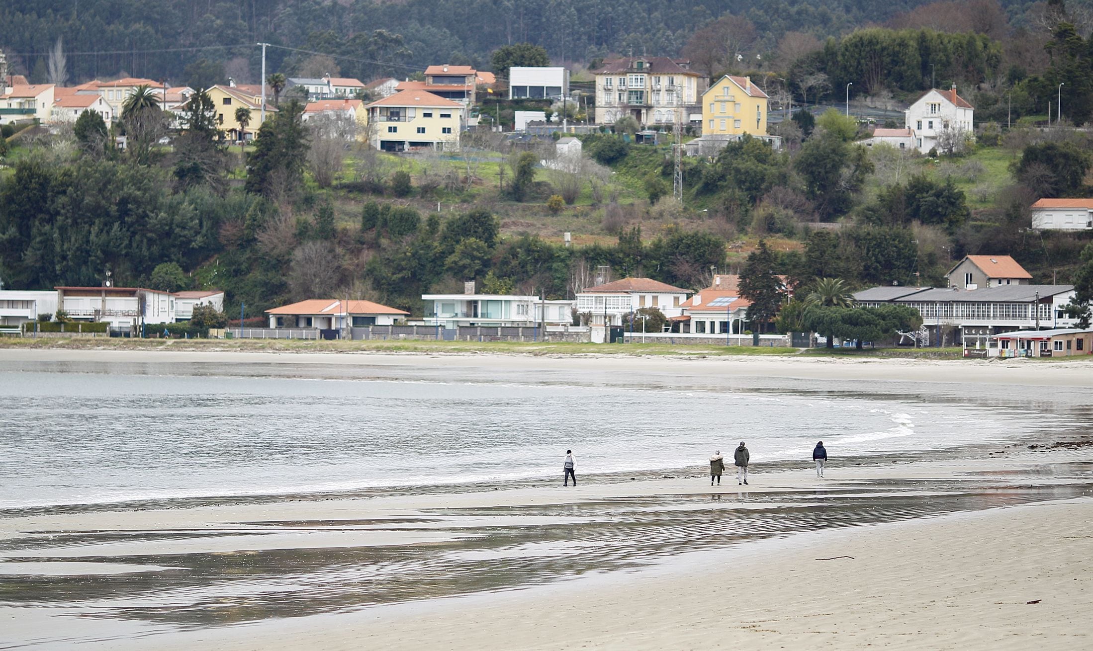 Playa de A Madalena, en Cabanas (foto: Mero Barral / Cadena SER)