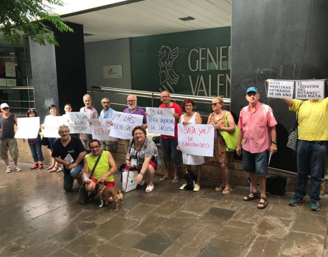 Imagen de archivo de un acto de protesta del colectivo Marea Roja