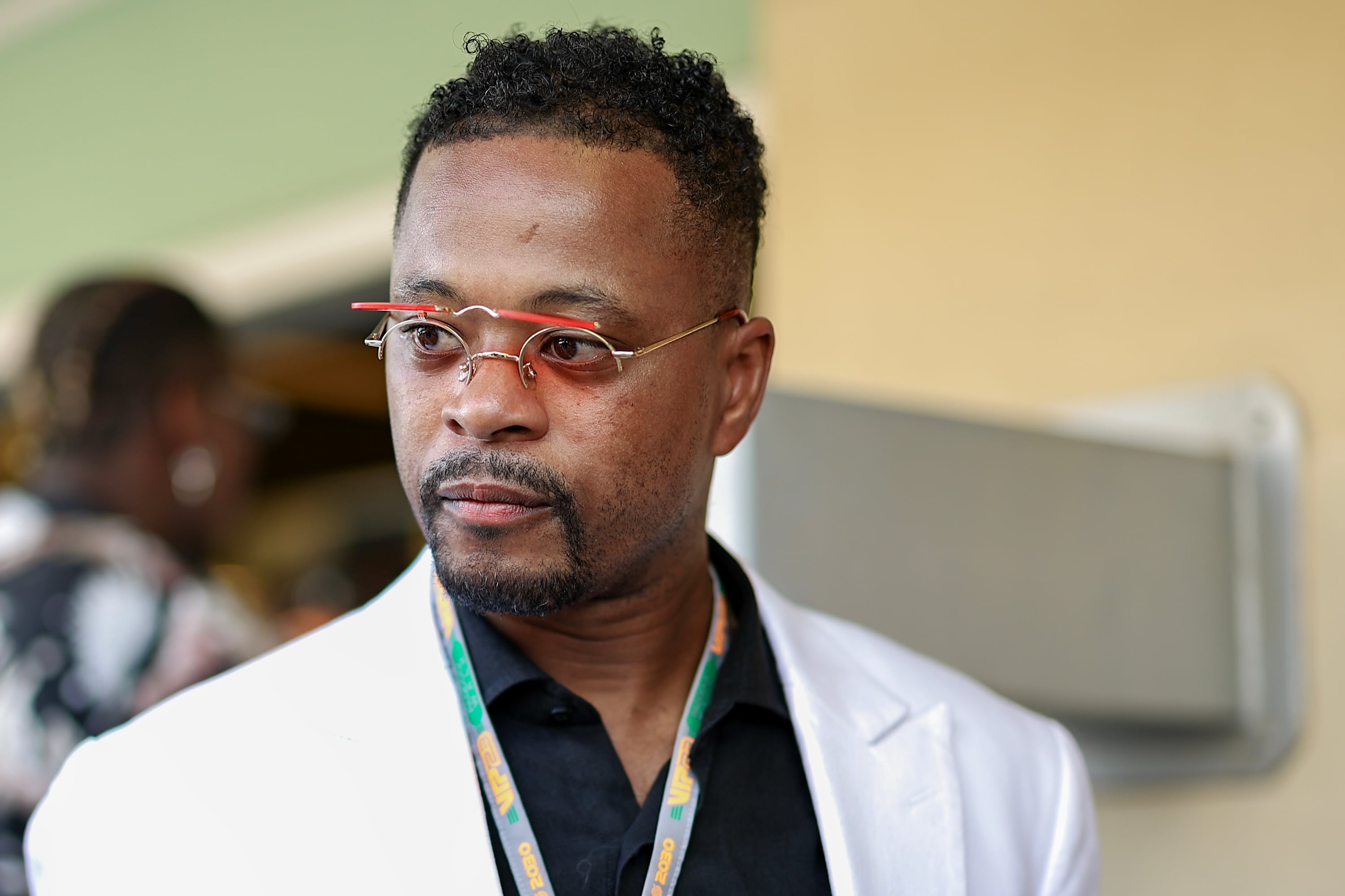 Patrice Evra en el Gran Premio de Fórmula 1 de Abu Dhabi de 2023
