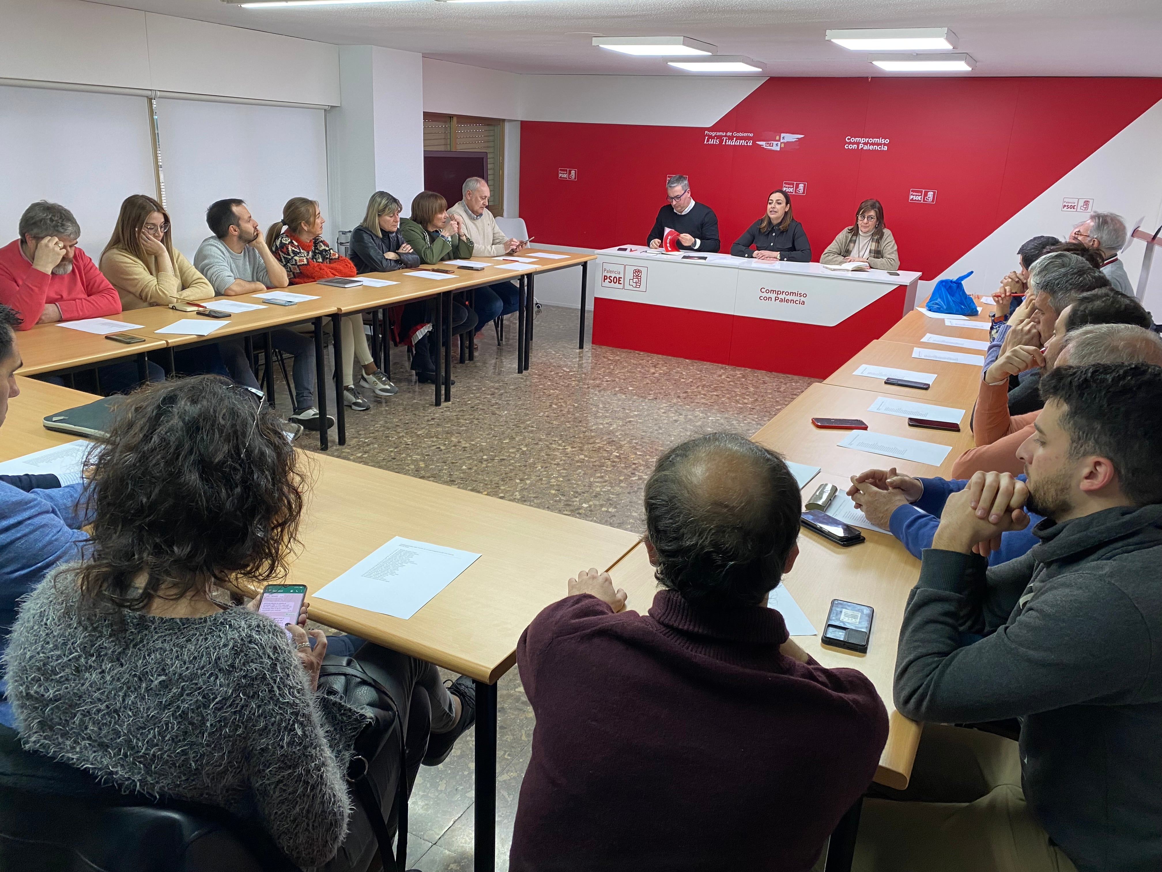 El Comité ejecutivo aprueba la lista definitiva del PSOE al ayuntamiento de Palencia