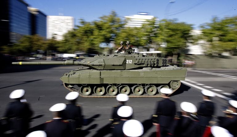 Imagen del desfile de las Fuerzas Armadas de 2009.