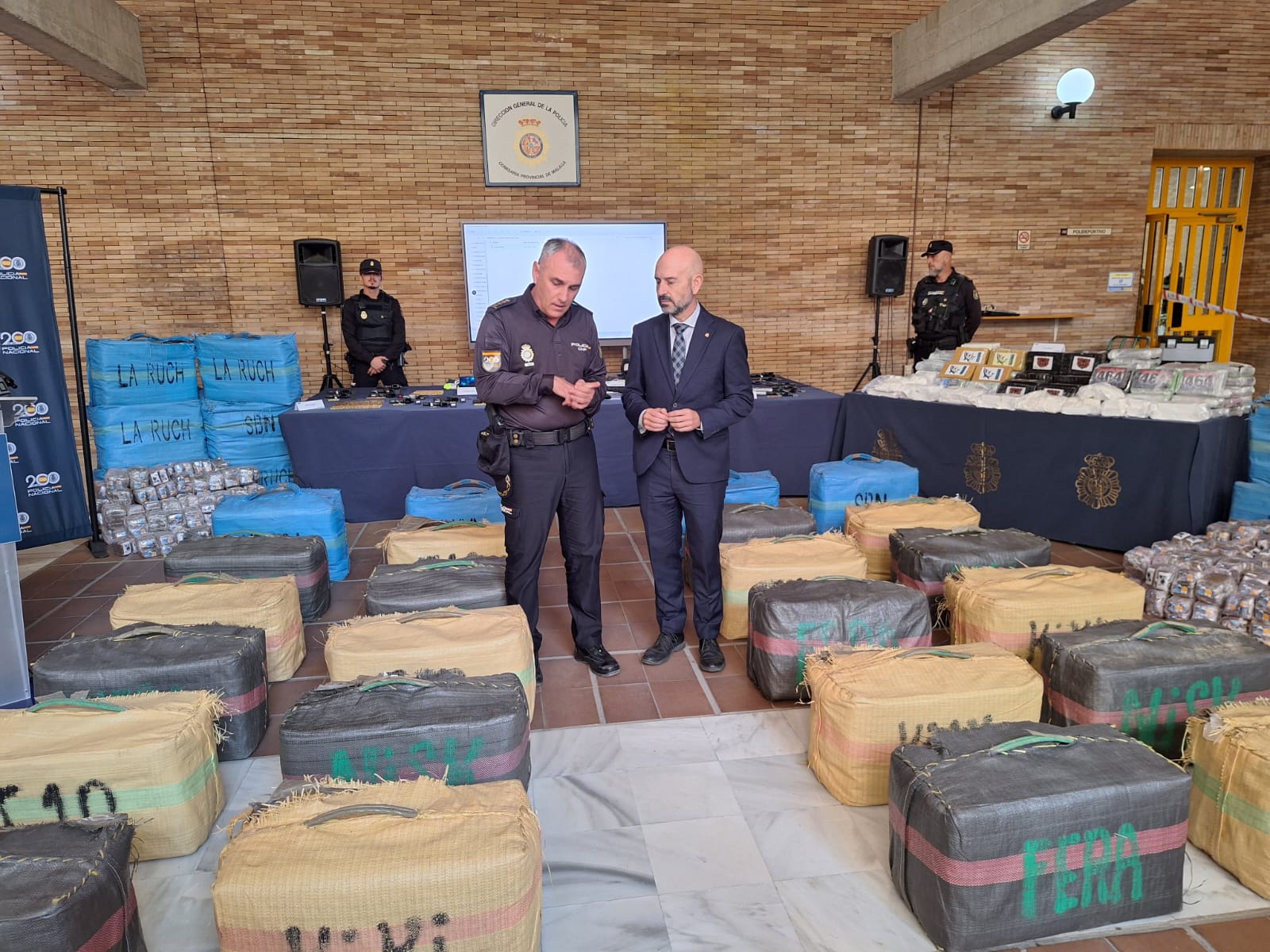 Momento de la rueda de prensa