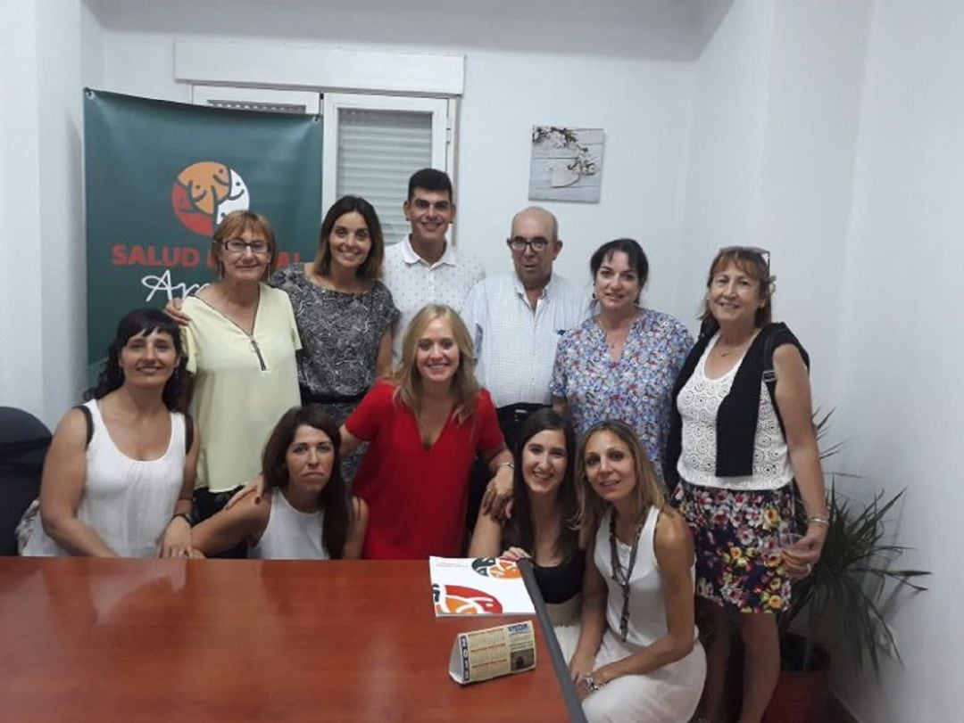 Imagen de la inauguración este verano en Huerta de Rey de una nueva sede de Salud Mental en el medio rural