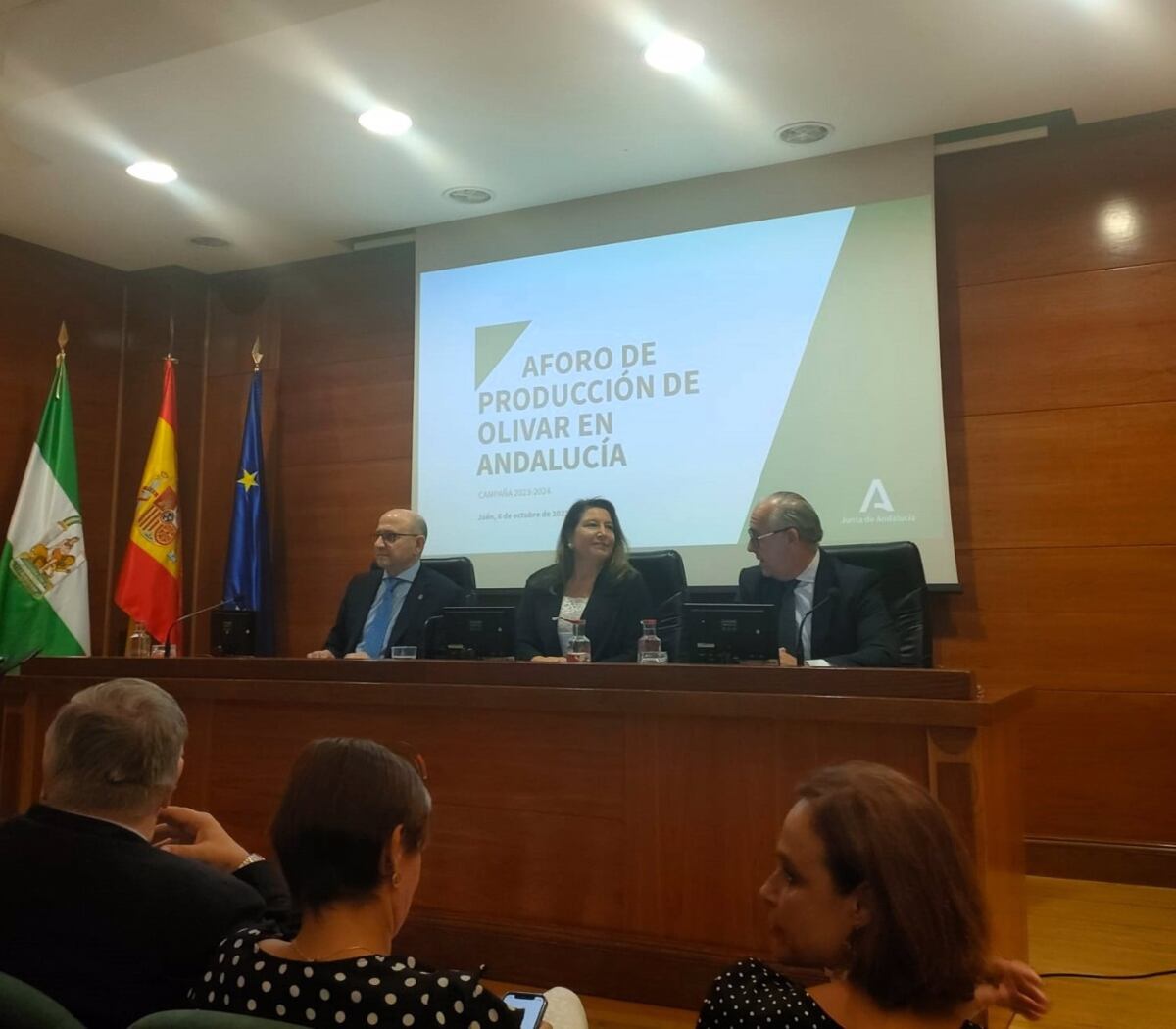Presentación del aforo del olivar para la campaña 2023-2024