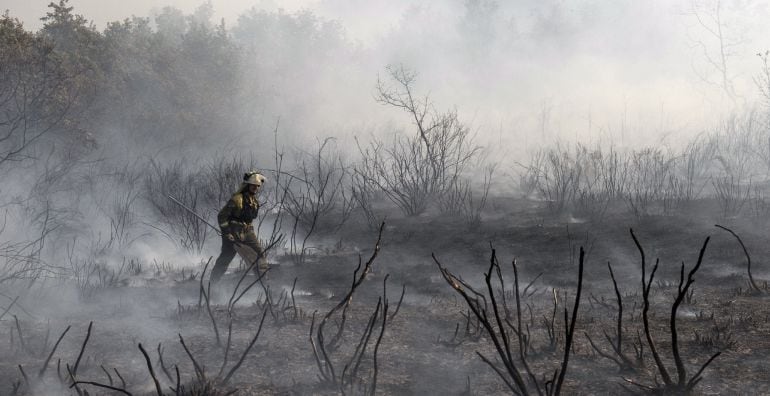 El incendio ha comenzado sobre las 8:24 de la mañana