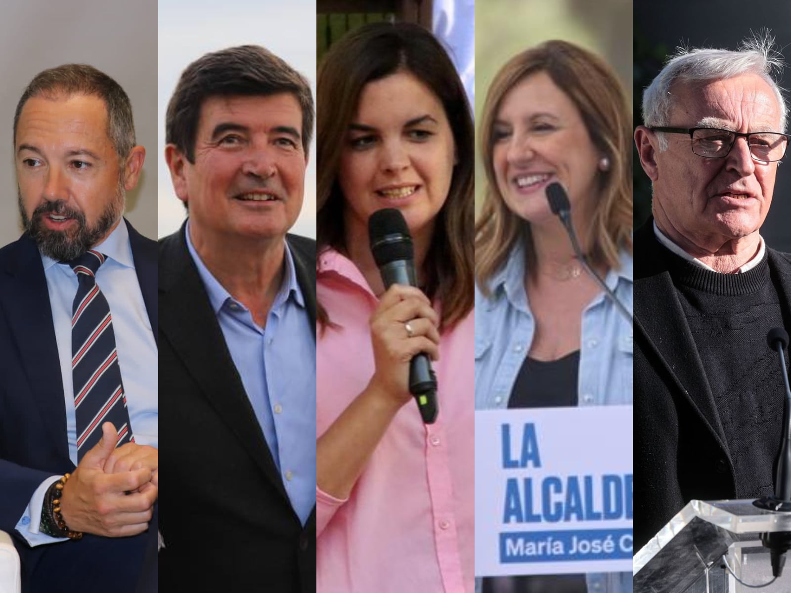 Juan Manuel Bádenas (Vox), Fernando Giner (Ciudadanos), Sandra Gómez (PSPV-PSOE), María José Catalá (PP) y Joan Ribó (Compromís) participarán en el debate de este lunes organizado por la Cadena SER.