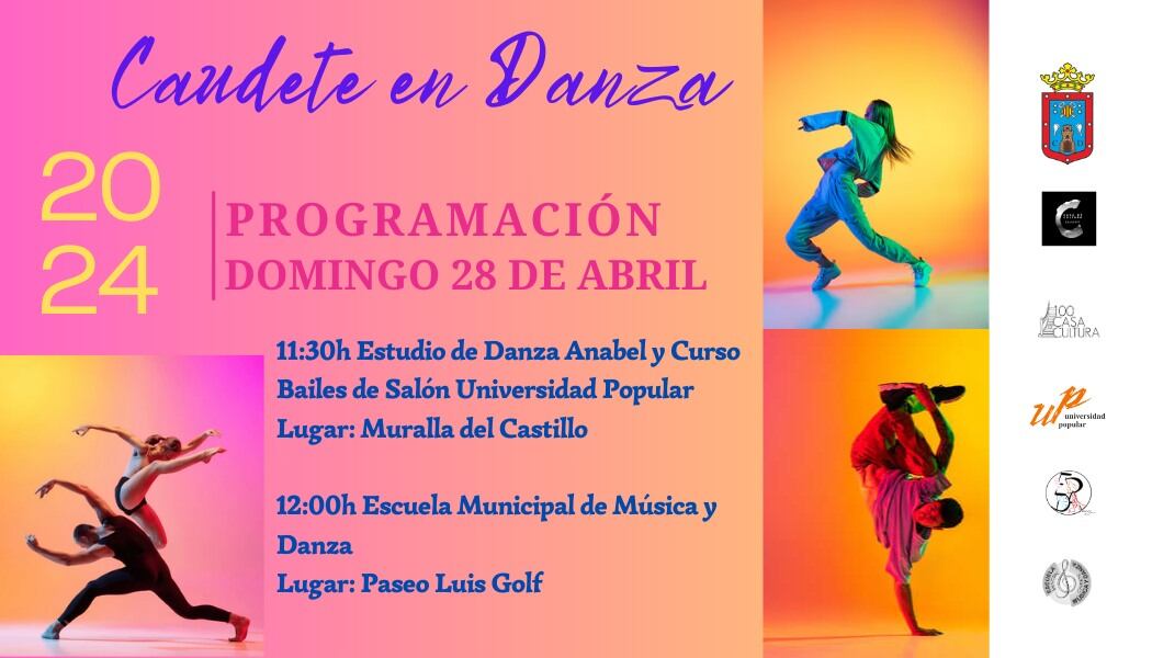 Cartel &quot;Caudete en danza&quot;