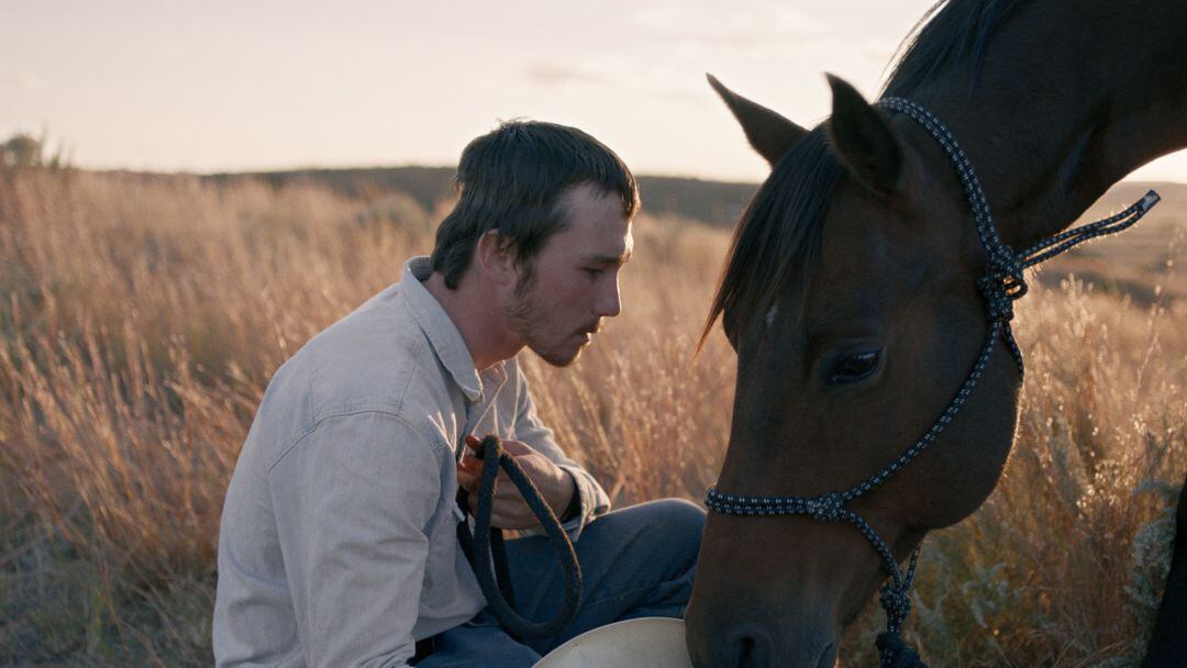 El actor Brady Jandreau en &#039;The rider&#039;.