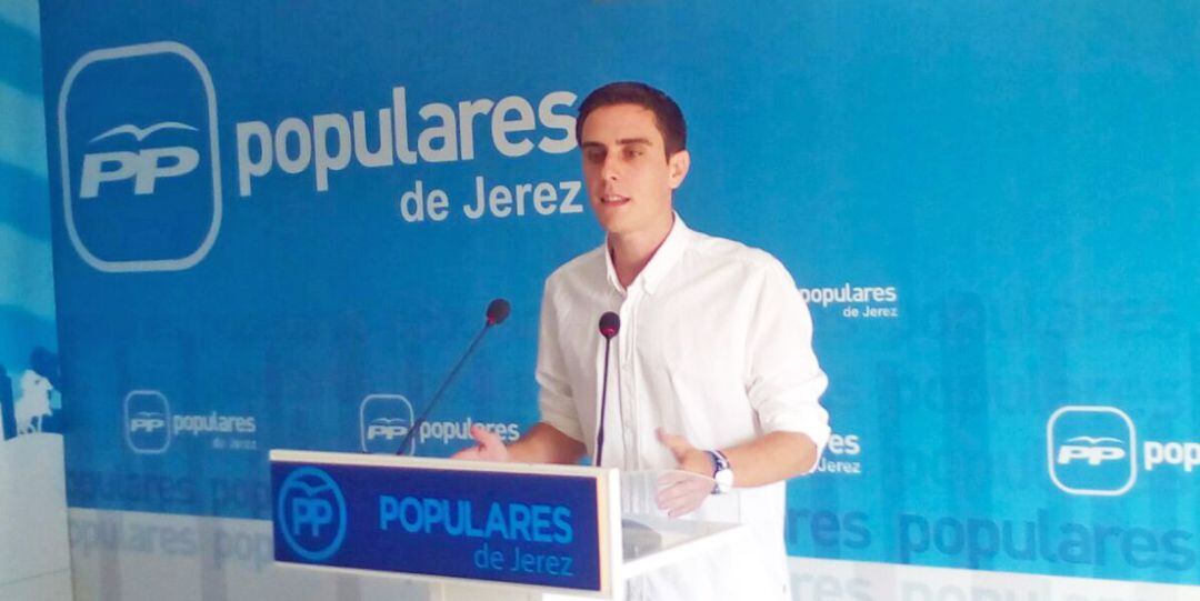 Jaime Espinar, concejal del PP de Jerez