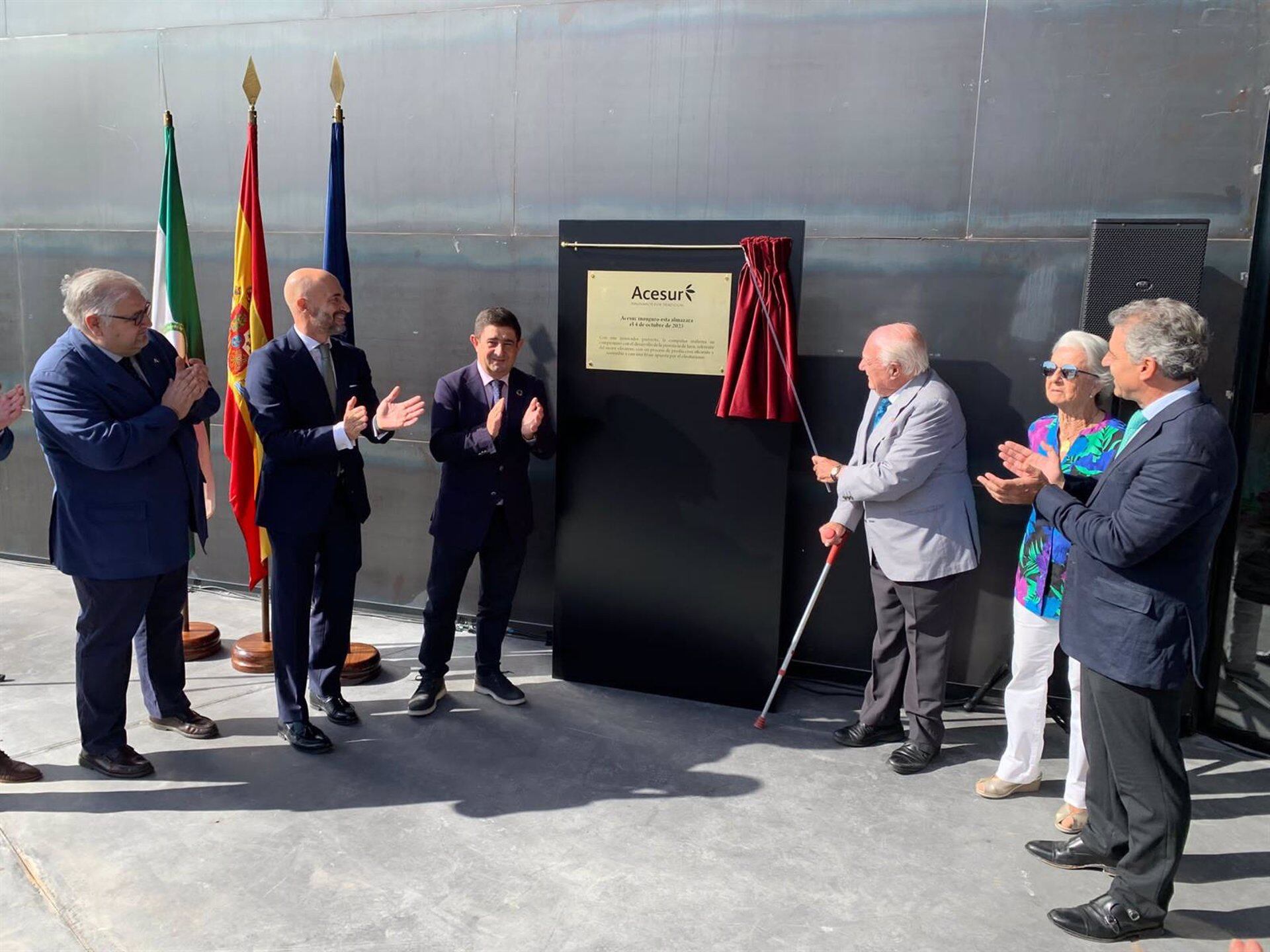 Inauguración de la nueva planta de Acesur