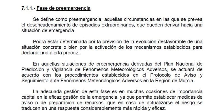 Se declara la fase de pre-emergencias en la Región ante la alerta del fin semana