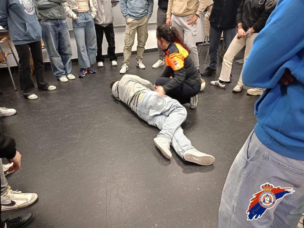 Taller de primeros auxilios de Protección Civil de San Sebastián de los Reyes