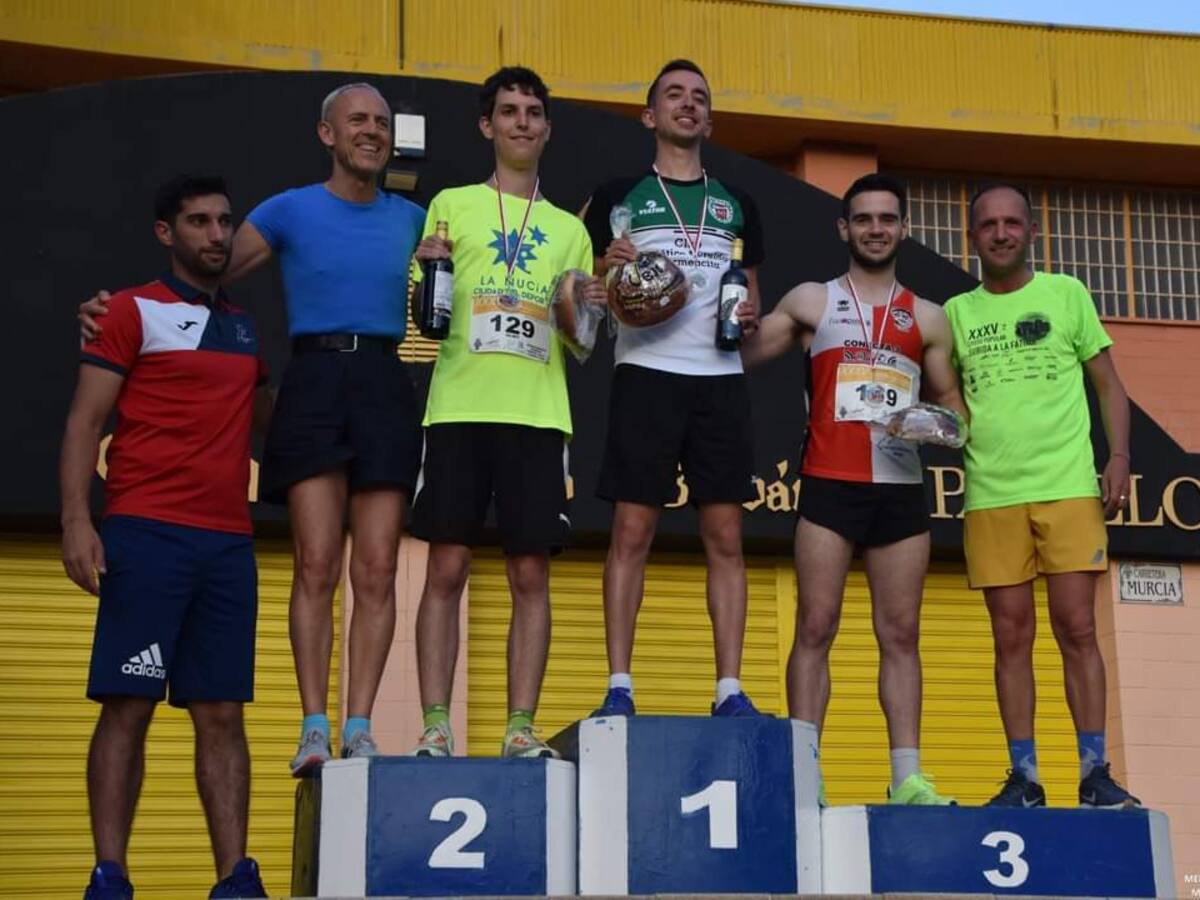 Carlos Domene, 2º en la General en la subida a la Fátima, en Pinoso