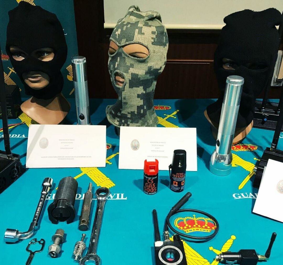 Desarticulada una banda que robaba coches por las noches en Ávila, Madrid y Toledo