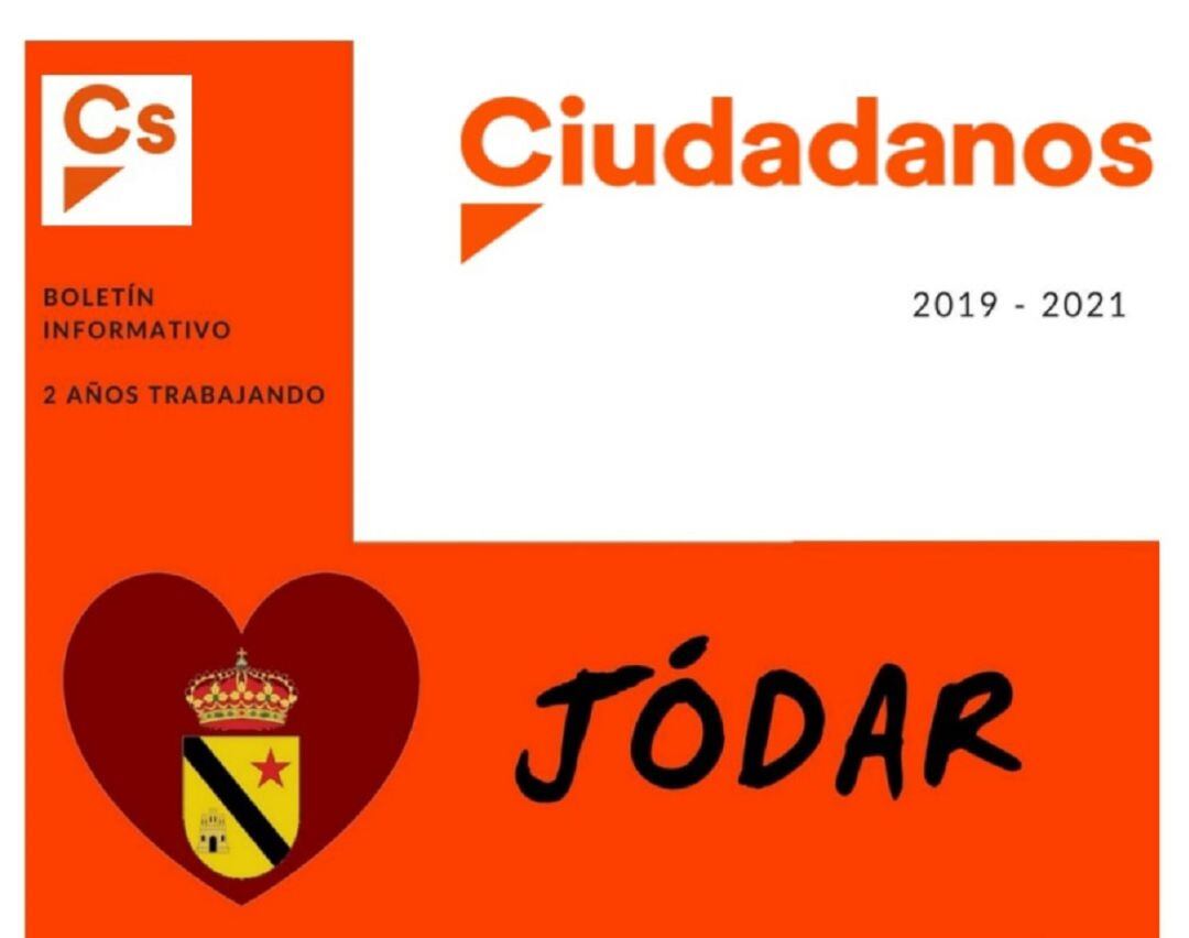 Portada del Boletín Informativo de Ciudadanos Jódar