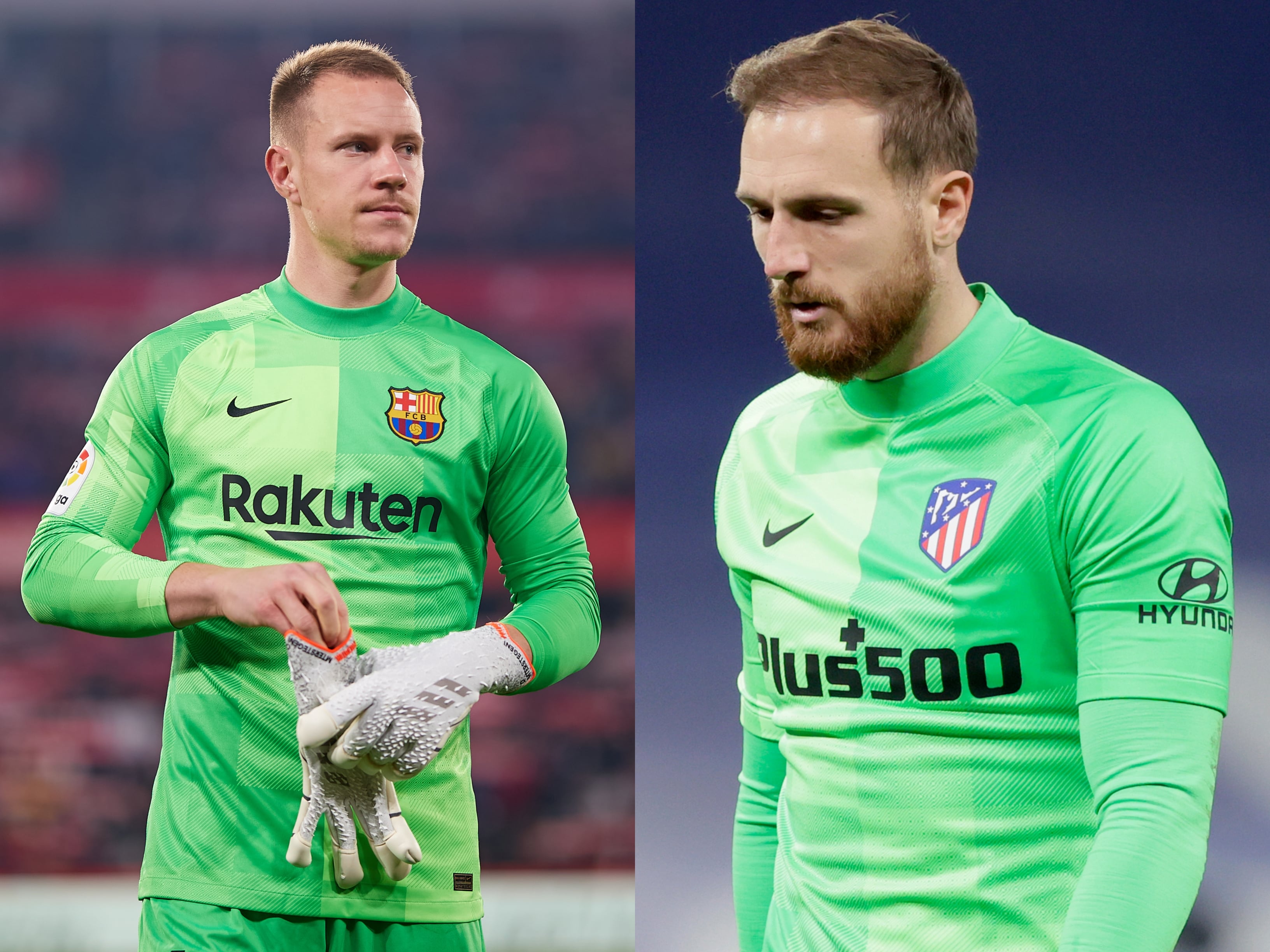 Ter Stegen y Jan Oblak