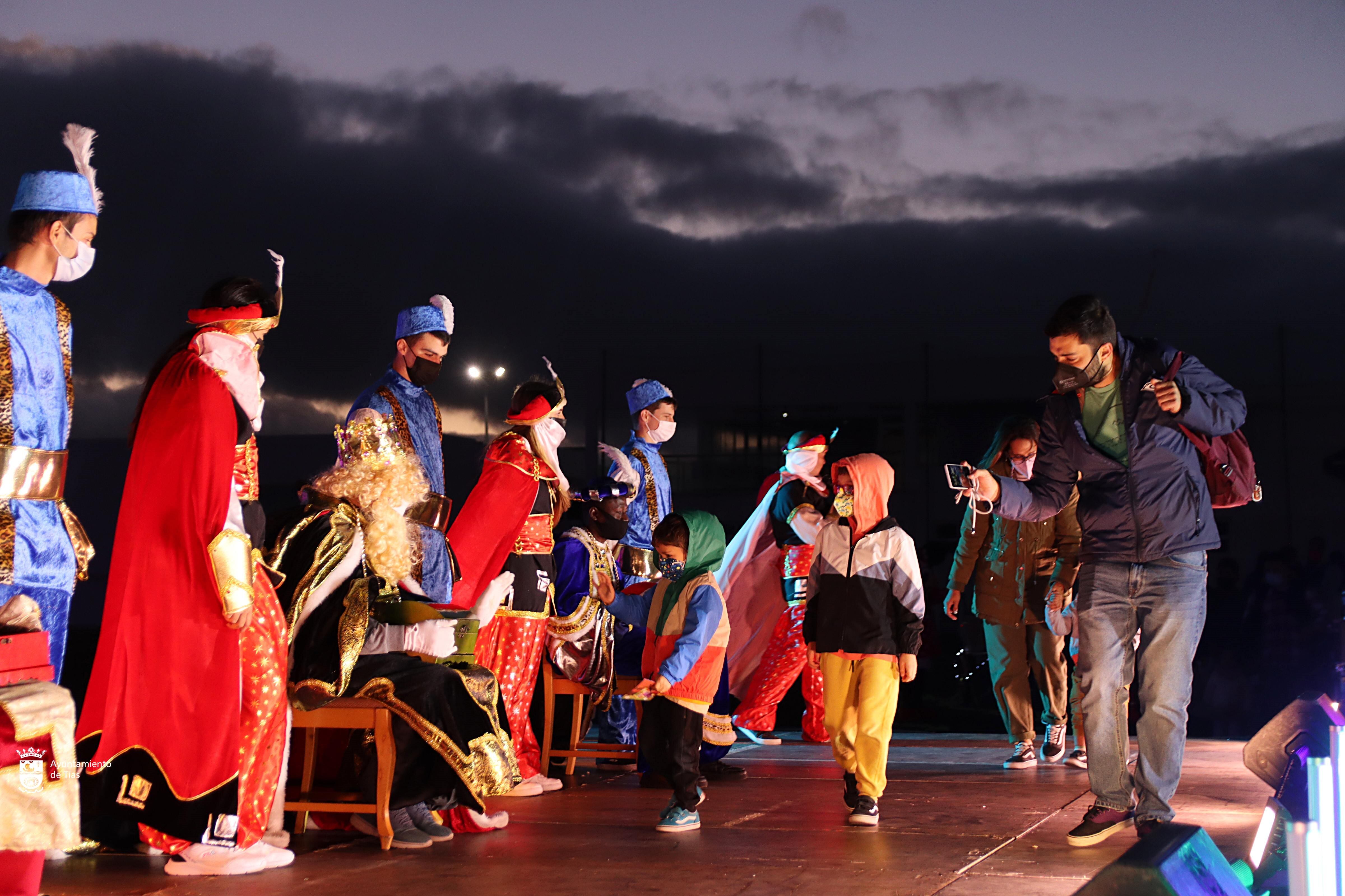 Los Reyes Magos en el municipio de Tías.