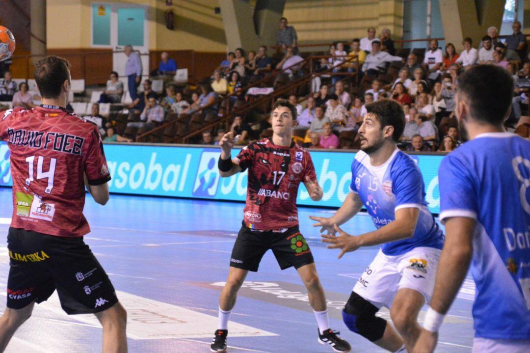 Jaime Fernández en el partido disputado en León