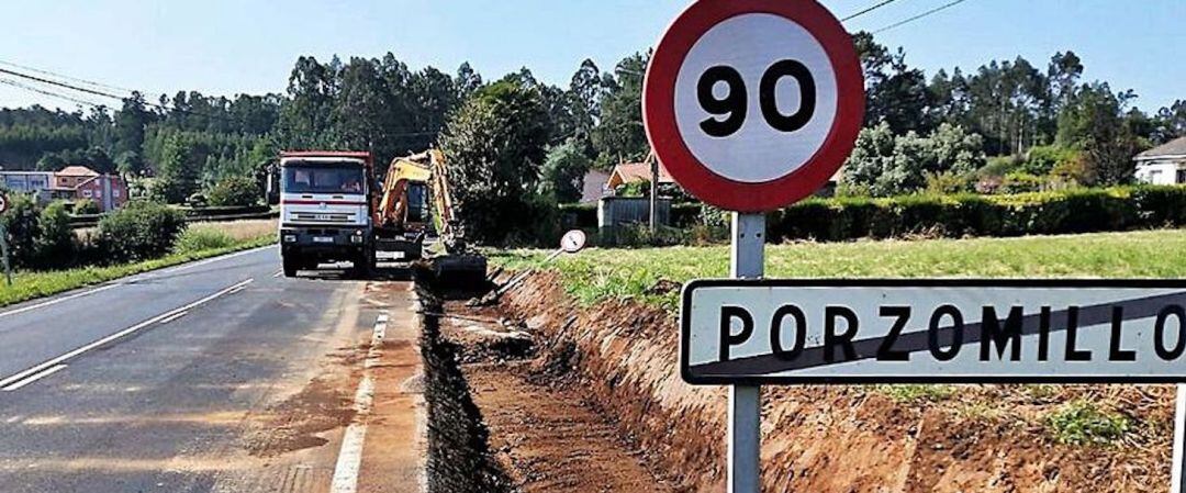 Carretera en Oza Cesuras