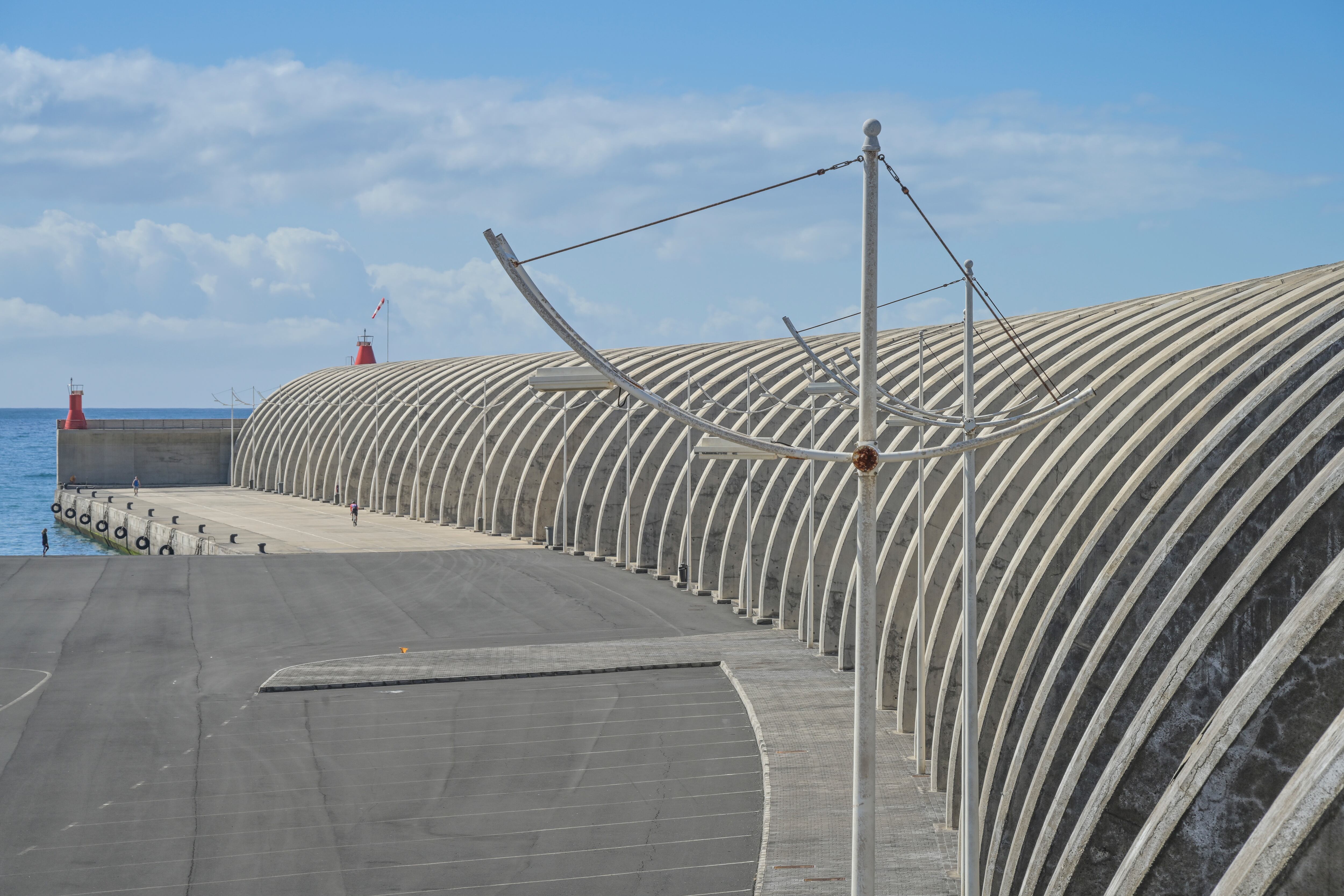 La última ampliación del muelle de Tazacorte