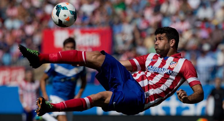 Diego Costa, en un partido con el Atlético.