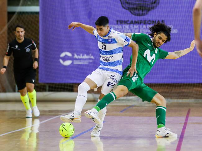 Lance del partido copero entre el Málaga Ciudad Redonda y el Inter Movistar