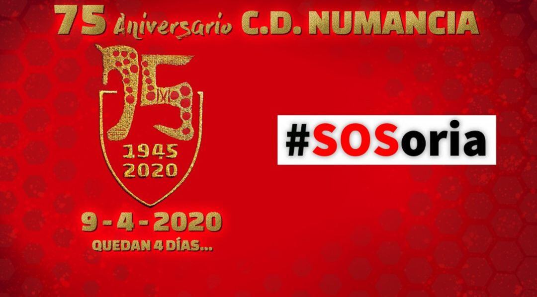 El Numancia celebrará &#039;desde casa&#039; su 75 aniversario.