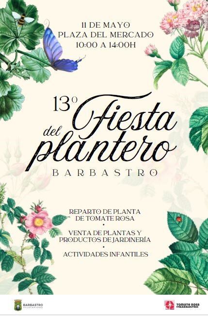 La Fiesta del Plantero se celebrará en la plaza del Mercado
