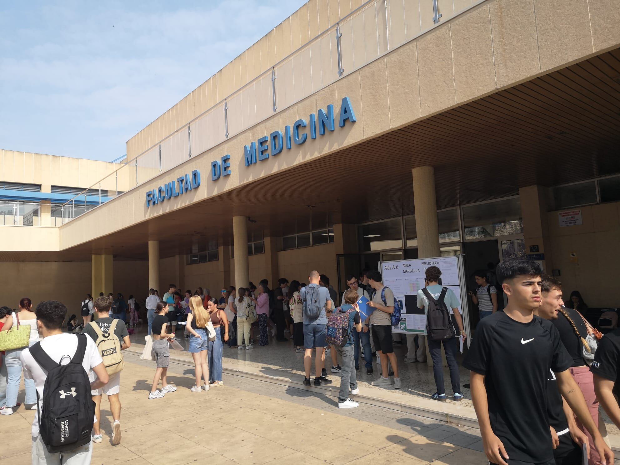 Pruebas de acceso Universidad de Málaga 2025. Facultad de Medicina