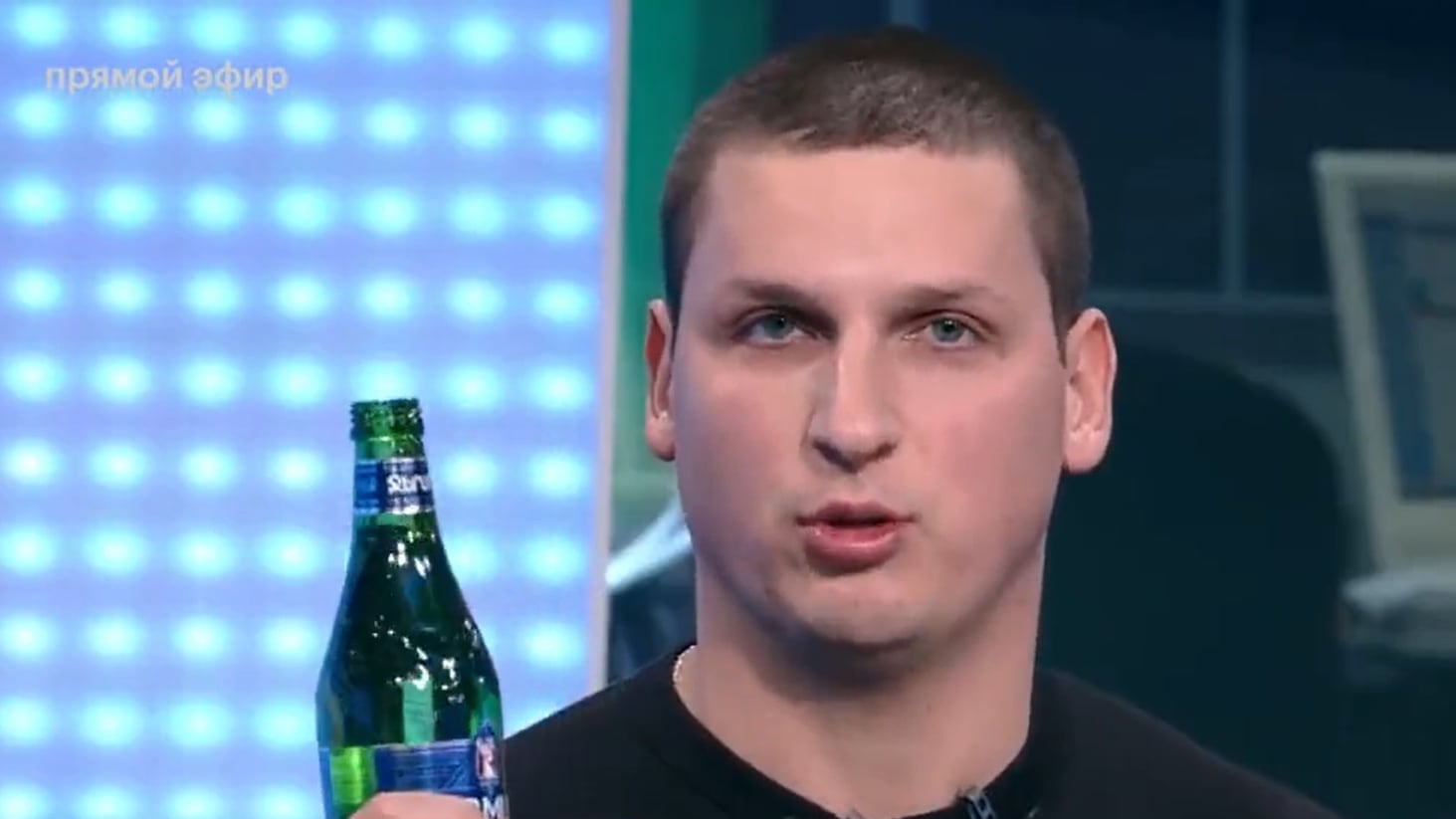 Alexander Butmanov en la televisión rusa.