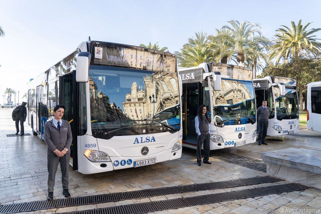 Alsa, Orbitalia e Interbus realizarán el transporte de las áreas metropolitanas de Murcia y Cartagena