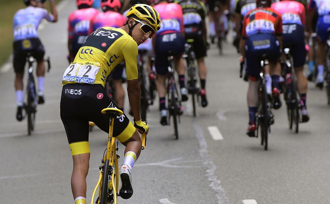 Egan Bernal, en el Tour 2019.