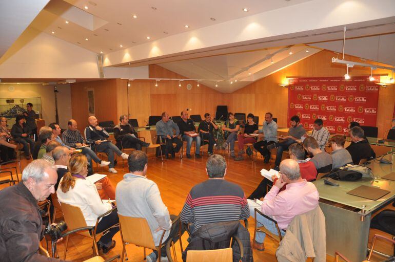 Última reunión de alcaldes de la Zona Media celebrada en Tafalla