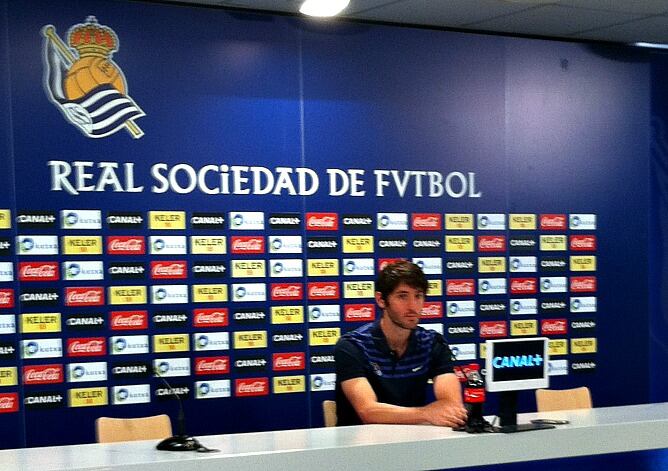 Granero durante un momento de su comparecencia este mediodía.