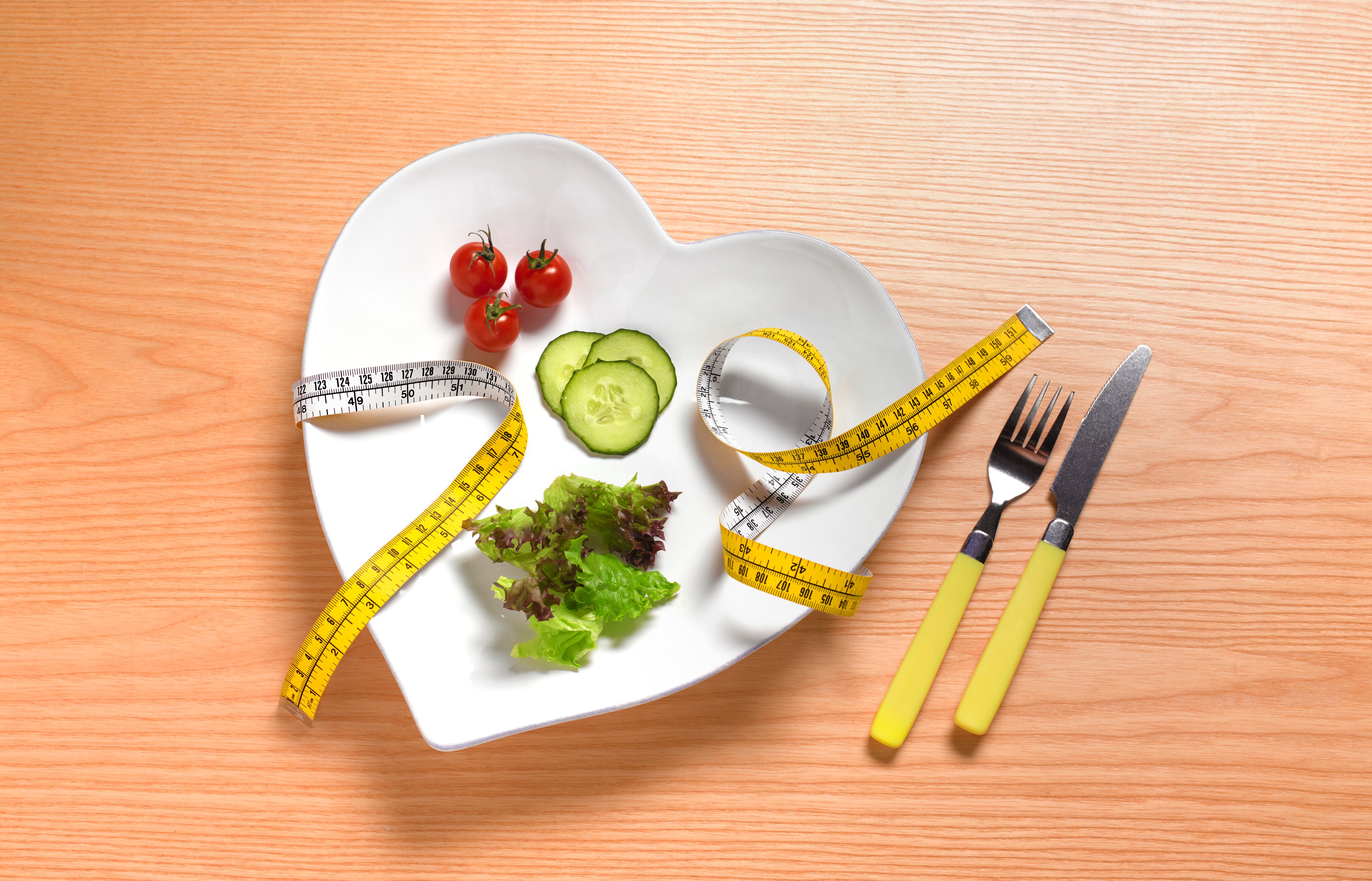 Ilustración dieta de adelgazamiento